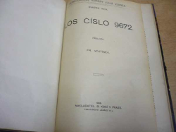 Julius Verne - Dobrodružné romány: Dobrodružství kapitána Hatterasa I. a II. díl. Ze Země na Měsíc. Los číslo 9672 (1907)