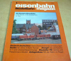 Eisenbahn magazin. Modellbahn/Magazín železnice. Modelář 1/90 (1990) německy