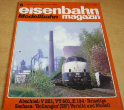 Eisenbahn magazin. Modellbahn/Magazín železnice. Modelář 6/88 (1988) německy  