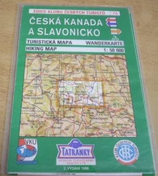 Česká Kanada a Slavonicko 1 : 50 000 (1998) mapa 