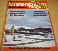 Eisenbahn magazin. Modellbahn/Magazín železnice. Modelář 12/80 (1980) německy  