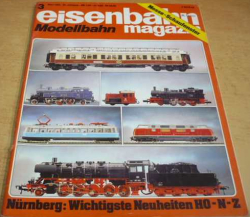 Eisenbahn magazin. Modellbahn/Magazín železnice. Modelář 3/85 (1985) německy  