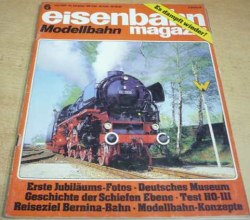 Eisenbahn magazin. Modellbahn/Magazín železnice. Modelář 6/85 (1985) německy  