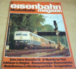 Eisenbahn magazin. Modellbahn/Magazín železnice. Modelář 5/85 (1985) německy 