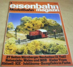 Eisenbahn magazin. Modellbahn/Magazín železnice. Modelář 4/85 (1985) německy 