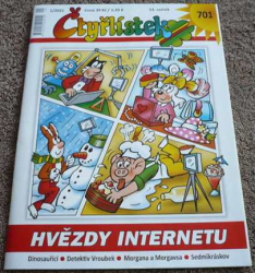 Čtyřlístek č. 701 Hvězdy internetu